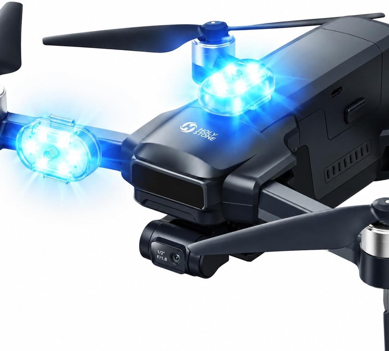 Holy Stone anti-collision strobe light on a drone