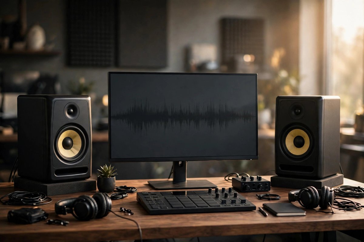 Studio monitor speakers
