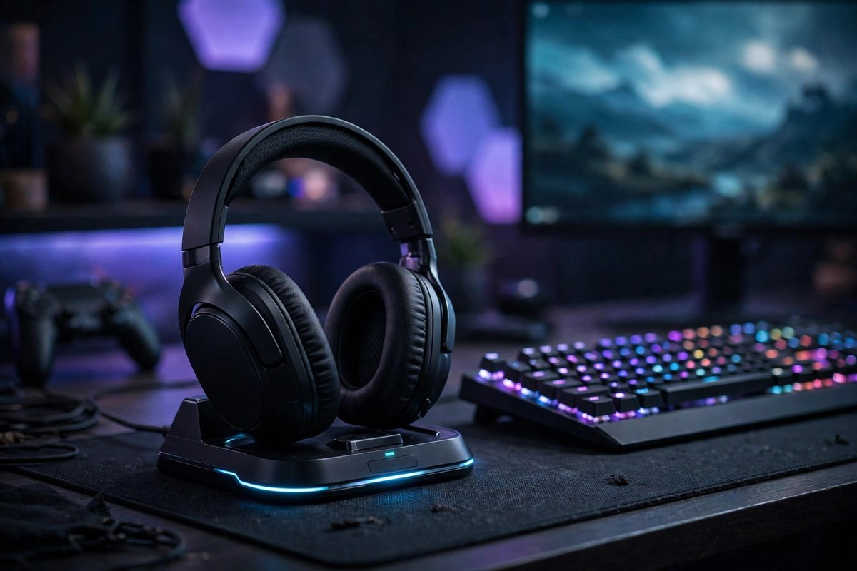 Wireless gaming headset