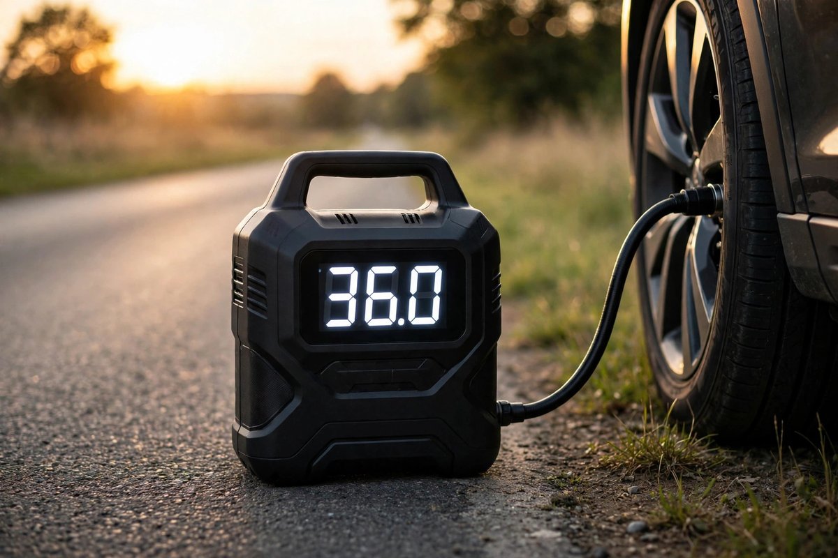 Cordless tire inflator