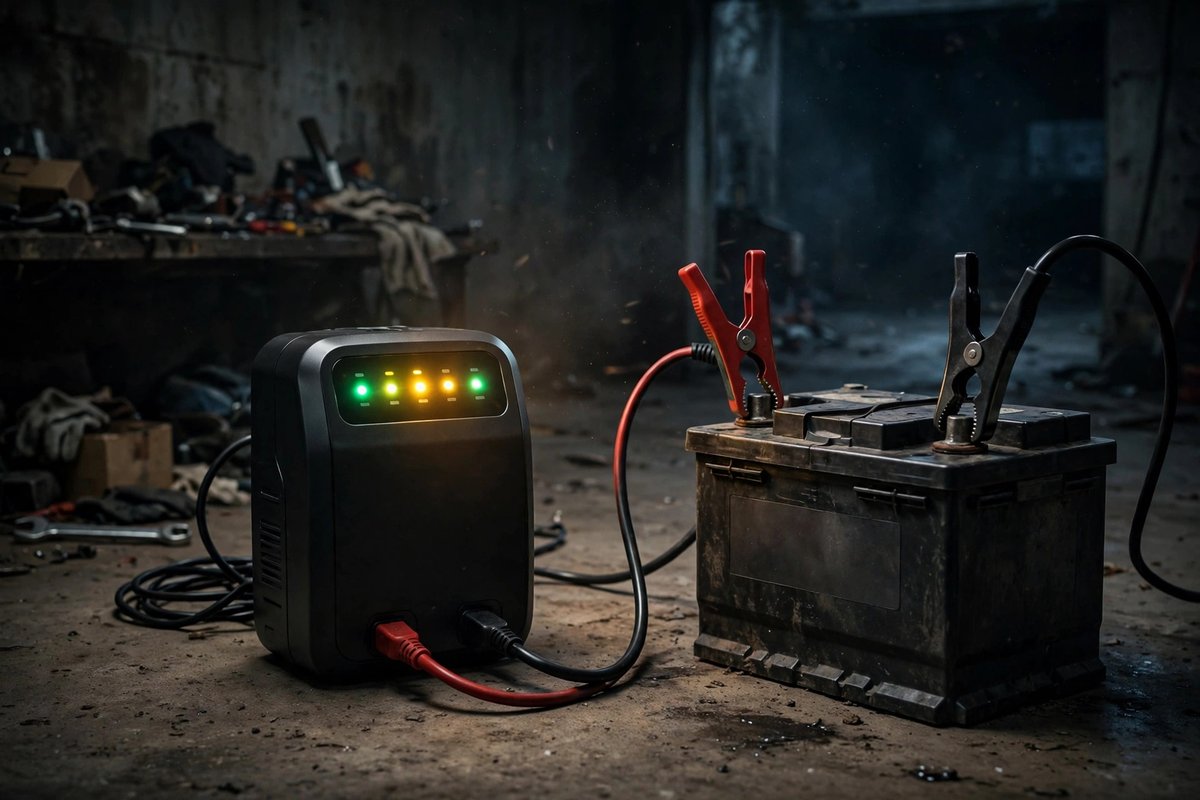 Smart battery charger