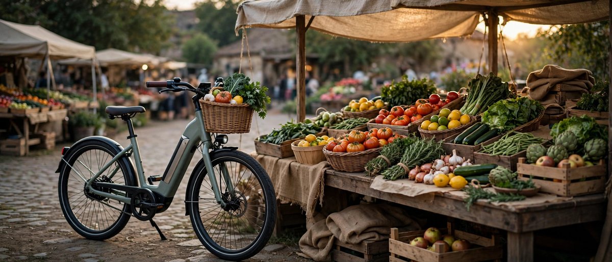 Step-through e-bike