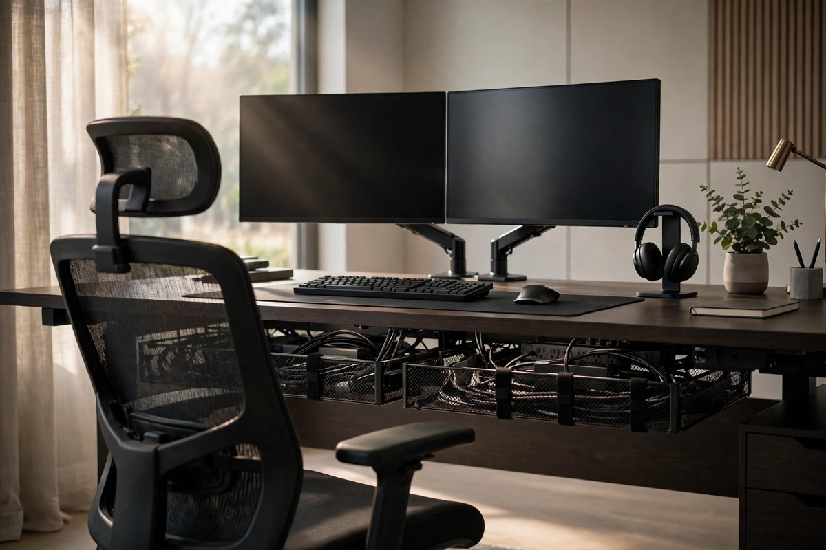 Cable management basket