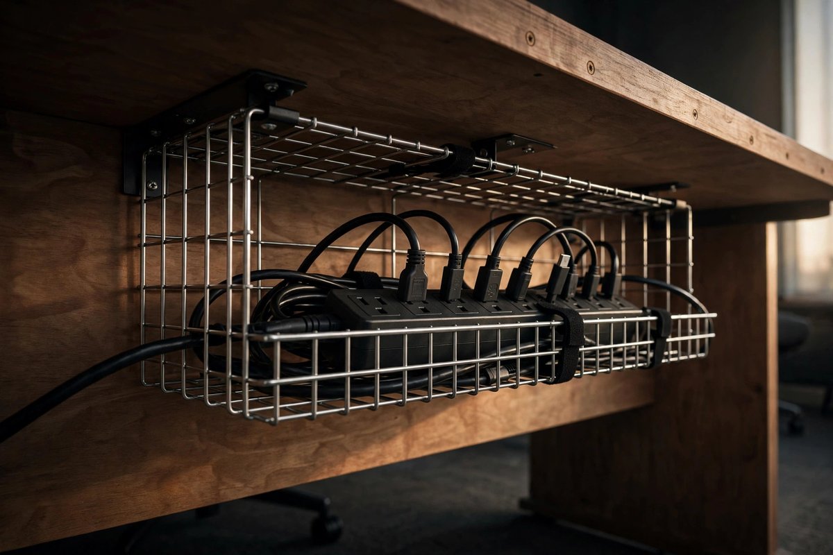 Steel cable tray