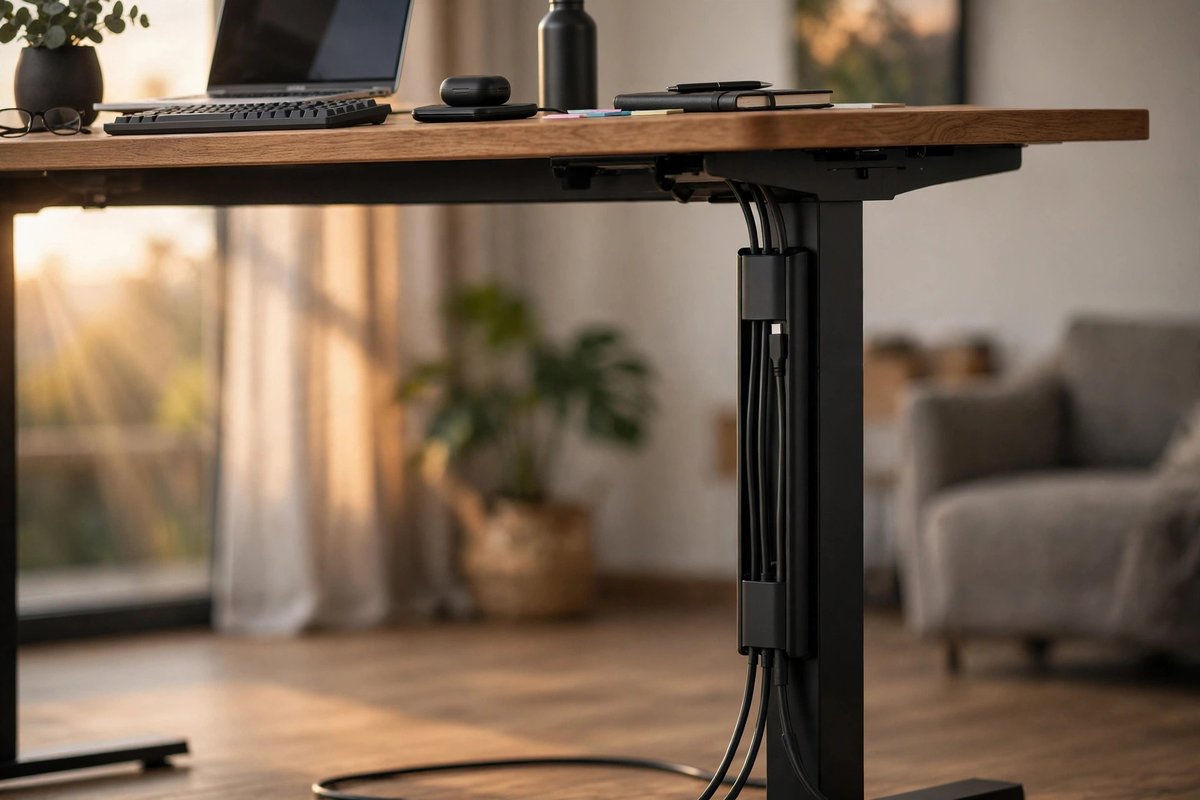 Magnetic cable channel