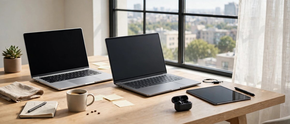 Portable computers for changing locations