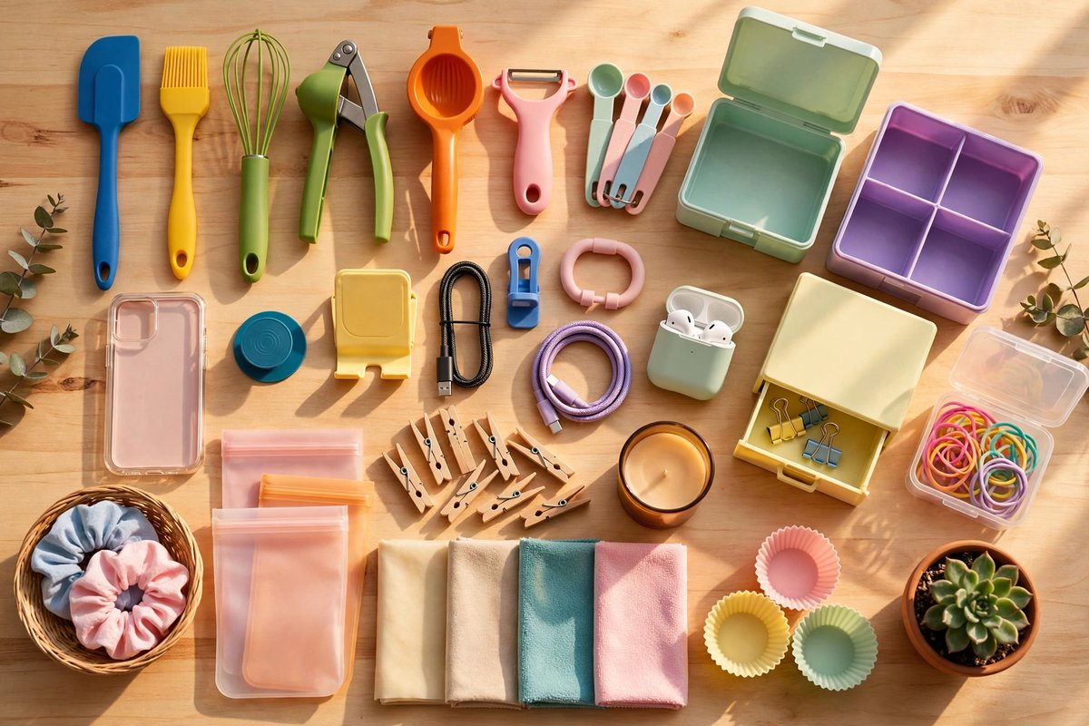 Colorful budget shopping finds