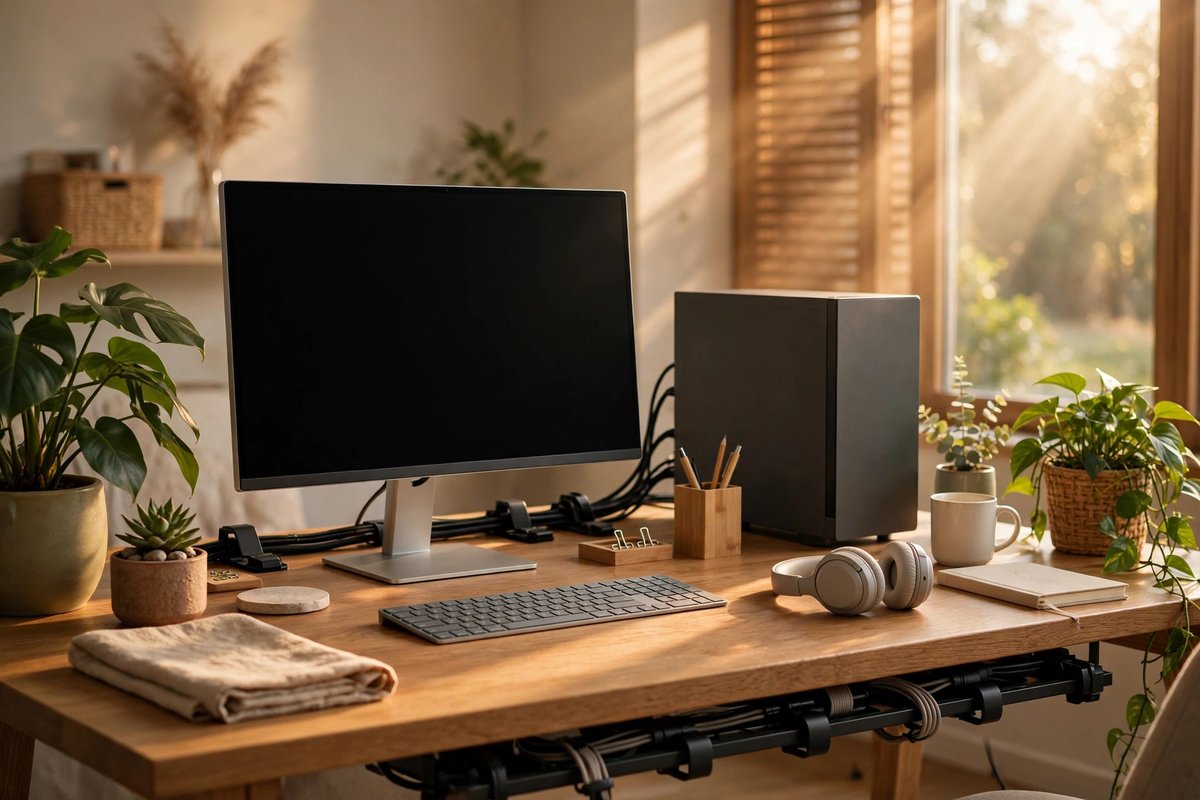 Representative desktop tower, all-in-one display and compact desktop