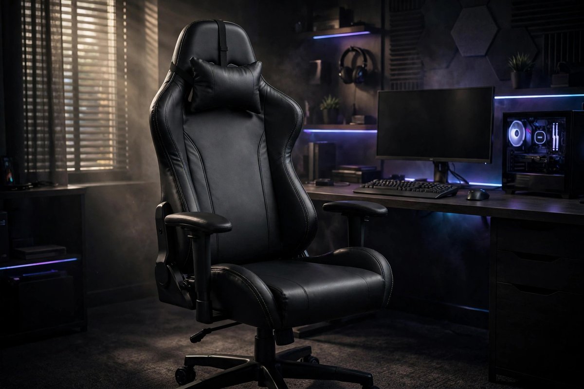 Secretlab Titan Evo gaming chair in a gaming room