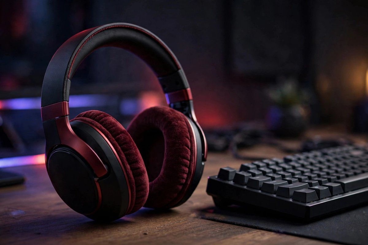 HyperX Cloud III S wireless gaming headset on a desk