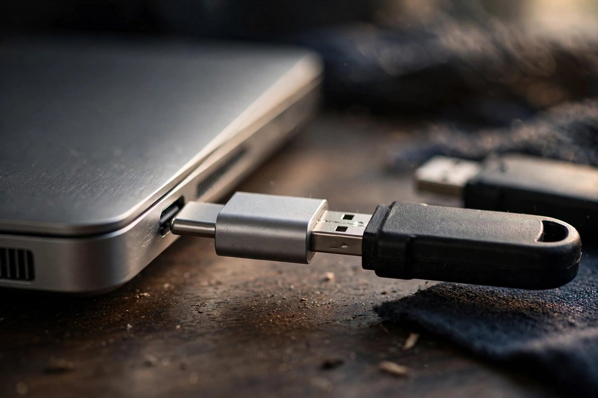 USB-C to USB-A adapter
