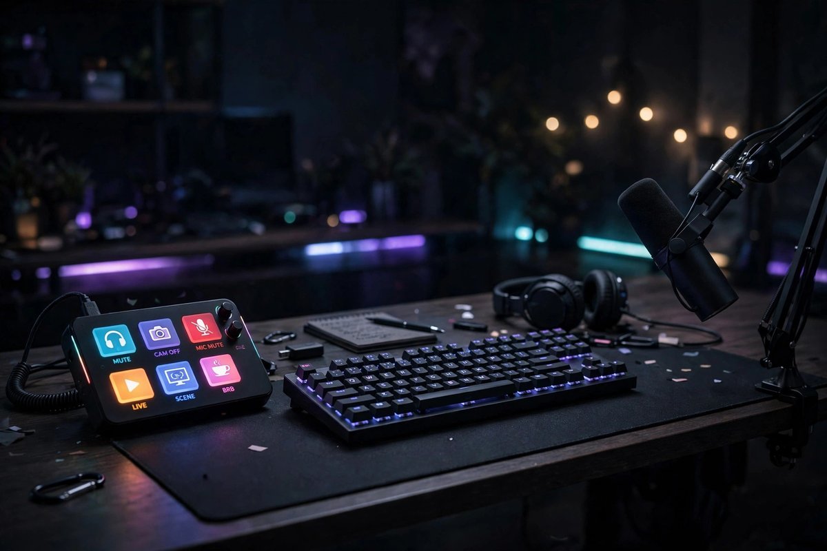 Stream control deck