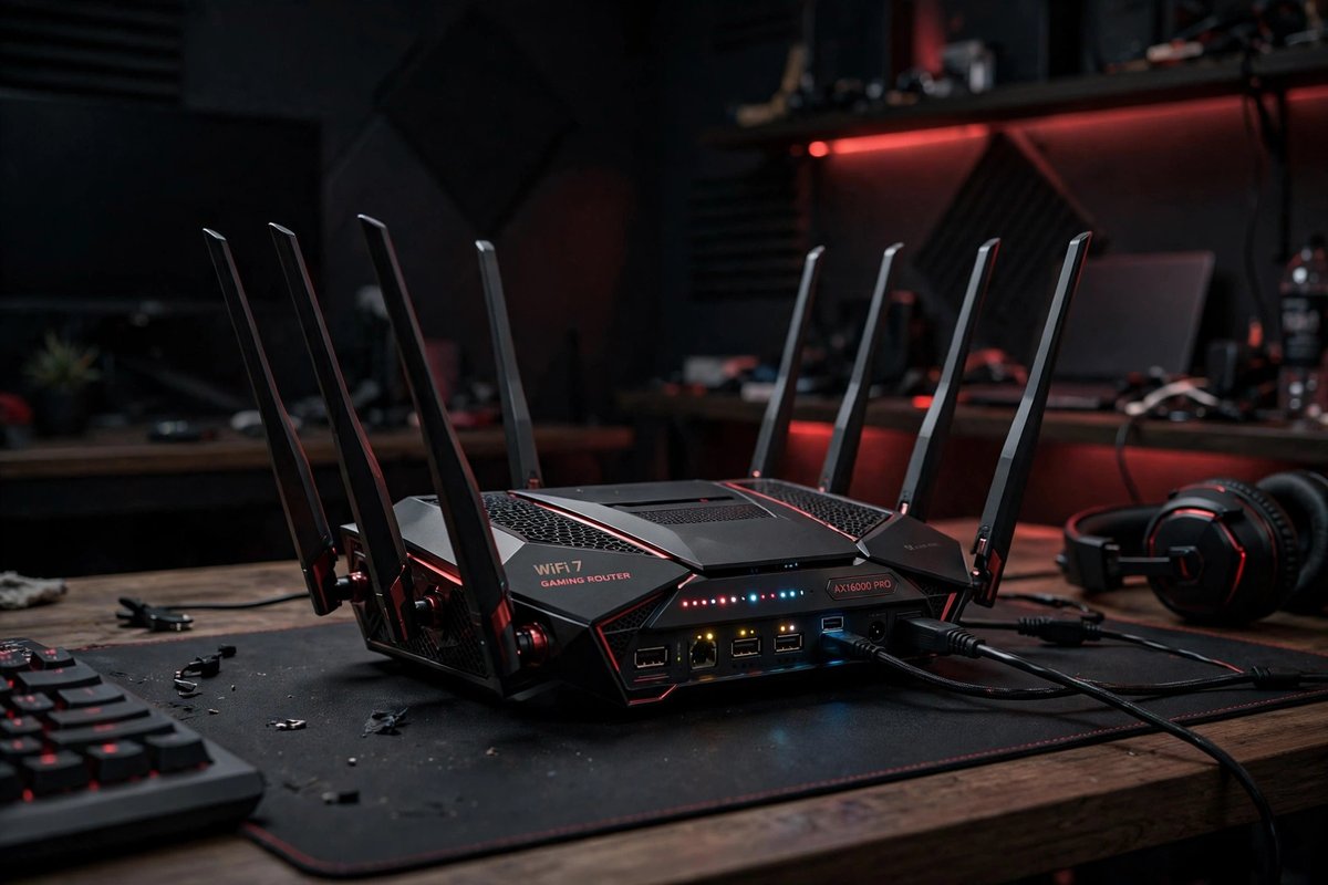 Wi-Fi router connecting home devices