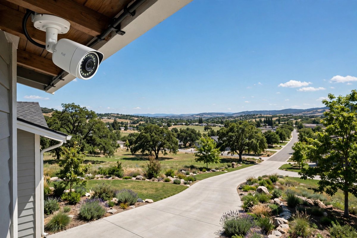 PoE security camera